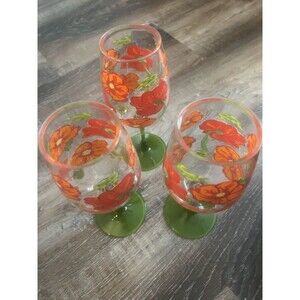 Set Of 3 Lolita Designer Acrylic BPA free Stemware “Best Of The Bunch” Glasses